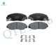 Front Ceramic Brake Pad Kit For 1990-1997 1999-2002 Honda Accord Sedan Coupe