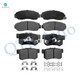 Set of 8 Front-Rear Ceramic Brake Pad Kit For 2010 2011 Honda Accord Crosstour FWD