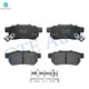 Rear Ceramic Brake Pad Kit For 1992-1995 1999-2001 Honda Civic