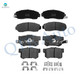 Set of 8 Front-Rear Ceramic Brake Pad Kit For 2010-2012 Acura RDX Base FWD