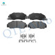 Front Ceramic Brake Pad Kit For 1996-1999 Isuzu Oasis