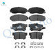 Set of 8 Front-Rear Ceramic Brake Pad Kit For 2012 Honda Crosstour D1086 7418B
