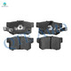 Set of 8 Front-Rear Ceramic Brake Pad Kit For 2012-2015 Honda Crosstour EX EX-L