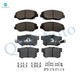 Set of 8 Front-Rear Ceramic Brake Pad Kit For 2005 2006 2012-2016 Honda CR-V