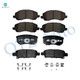 Set of 8 Front-Rear Ceramic Brake Pad Kit For 2011 2012 Chrysler 200 S, LX, Limited, Touring