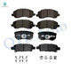 Set of 8 Front-Rear Ceramic Brake Pad Kit For 2011 2012 Chrysler 200 S, LX, Limited, Touring
