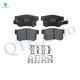 Rear Ceramic Brake Pad Kit For 1991-2007 Honda Accord