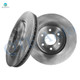 Front 296mm Brake Disc Rotors For 2005-2012 Nissan Pathfinder