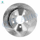 Set of 4 Front 320mm-Rear 288mm Drilled Slotted Brake Disc Rotors For 2005-2009 Audi A4 Quattro