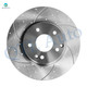 Front 300mm Drilled Slotted Brake Disc Rotors For 2001-2004 Mercedes-Benz SLK320 Base