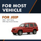 Set of 4 Front Hood-Rear Back Glass Lift Support For 2002 - 2007 Jeep Liberty