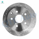 Set of 4 Front-Rear Drilled Slotted Brake Disc Rotors For 2006-2018 Toyota RAV4