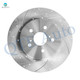 Set of 4 Front-Rear Drilled Slotted Brake Disc Rotors For 2006-2008 Lexus RX400H