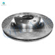 Set of 4 Front 240 mm-Rear 160 mm  Brake Disc Rotors For 2003-2005 Nissan 350Z