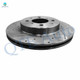 Set of 4 Front Drilled Slotted Brake Rotors-Rear Brake Drums For 2001-2005 Honda Civic Japan Built