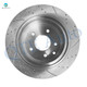 Set of 4 Front-Rear Drilled Slotted Brake Disc Rotors For 2004-2008 Nissan Maxima