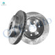 Front 305mm Drilled Slotted Brake Disc Rotors For 2002-2006 Cadillac Escalade EXT Base