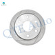 Set of 4 Front 305 mm -Rear 330 mm Drilled Slotted Brake Disc Rotors For 2003-2008 Chevrolet Express 1500 with 330 mm Diameter Rotor