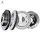 Set of 4 Front 305 mm -Rear 330 mm Drilled Slotted Brake Disc Rotors For 2000-2006 Chevrolet Tahoe 6 Stud Wheel