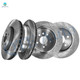 Set of 4 Front-Rear Drilled Slotted Brake Disc Rotors For 2012 2013 Jeep Grand Cherokee