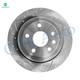 Set of 4 Front-Rear Drilled Slotted Brake Disc Rotors For 2012 2013 Jeep Grand Cherokee