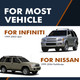 Rear Shock Absorber For 1999-2004 Nissan Pathfinder