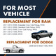 Pair of 2 Front Sway Bar Link For 2011 2012 RAM 1500 RWD