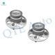 Pair of 2 Rear Wheel Hub Bearing Assembly For 2007-2014 Honda FIT L4 1.5L 1497cc