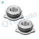 Pair of 2 Rear Wheel Hub Bearing Assembly For 2003-2006 Mitsubishi Lancer L4 2.0L