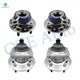 Set of 4 Front-Rear Wheel Hub Bearing Assembly For 2004 2005 Chevrolet Classic L4 2.2L
