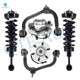 Set of 6 Front Upper Wheel Hub Bearing Assembly-Control Arm Ball Joint-Quick Complete Strut-Coil Spring Assembly For 2006-2008 Lincoln Mark LT