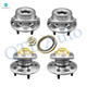 Set of 4 Front-Rear Wheel Hub Bearing Assembly For 1986-1988 Cadillac Eldorado