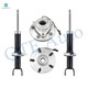 Set of 4 Front Wheel Hub Bearing Assembly-Suspension Strut Assembly For 2009 2010 Dodge RAM 1500