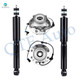 Set of 4 Front Wheel Hub Bearing Assembly-Shock Absorber For 2001-2003 GMC Sierra 3500