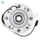 Set of 4 Front Wheel Hub Bearing Assembly-Quick Complete Strut-Coil Spring Assembly For 2006-2008 Dodge RAM 1500 4WD