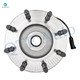 Front Wheel Hub Bearing Assembly-Shock Absorber For 2006-2008 Dodge RAM 2500 4WD