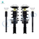 Set of 4 Front Quick Complete Strut-Coil Spring Assembly-Rear Complete Shock Absorber Kit For 2015 2016 Mercedes-Benz E400