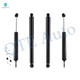 Set of 4 Front Steering Damper-Rear Shock Absorber For 2000 2001 GMC Savana 3500 Dual Rear Wheels