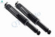 Set of 4 Front Steering Damper-Rear Complete Shock Absorber Kit For 1992 Chevrolet K1500 Suburban