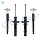 Set of 4 Front Quick Complete Strut-Coil Spring Assembly-Rear Complete Shock Absorber Kit For 2005 Volkswagen Jetta BGQ Engine