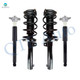 Set of 4 Front Quick Complete Strut-Coil Spring Assembly-Rear Complete Shock Absorber Kit For 2011-2014 Volkswagen Jetta Generation V