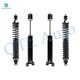 Set of 4 Front Shock Absorber-Rear Complete Shock Kit For 1966-1970 Ford Falcon