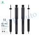 Set of 4 Front Steering Damper-Rear Shock Absorber For 1959-1966 Jeep CJ3