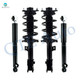 Set Front Quick Complete Strut-Rear Shock For 2013-2018 Hyundai Santa Fe FWD