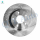 Set of 6 Front Drilled Slotted Brake Disc Rotors 296mm-Ceramic Brake Pad Kit For 2013-2017 Nissan Altima
