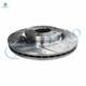 Set of 6 Front Drilled Slotted Brake Disc Rotors 296mm-Ceramic Brake Pad Kit For 2013-2017 Nissan Altima