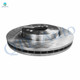 Set of 6 Front Brake Disc Rotors 296mm-Ceramic Brake Pad Kit For 2007-2009 Acura RDX
