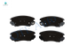 Set of 6 Front Brake Disc Rotors 296mm-Ceramic Brake Pad Kit For 2013-2015 Chevrolet Malibu