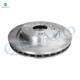 Set of 6 Front Brake Disc Rotors 296mm-Ceramic Brake Pad Kit For 2010 2011 Saab 9-5
