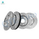 Set of 4 Front 302mm-Rear 305mm Drilled Slotted Brake Disc Rotors For 2009-2012 Dodge Journey
